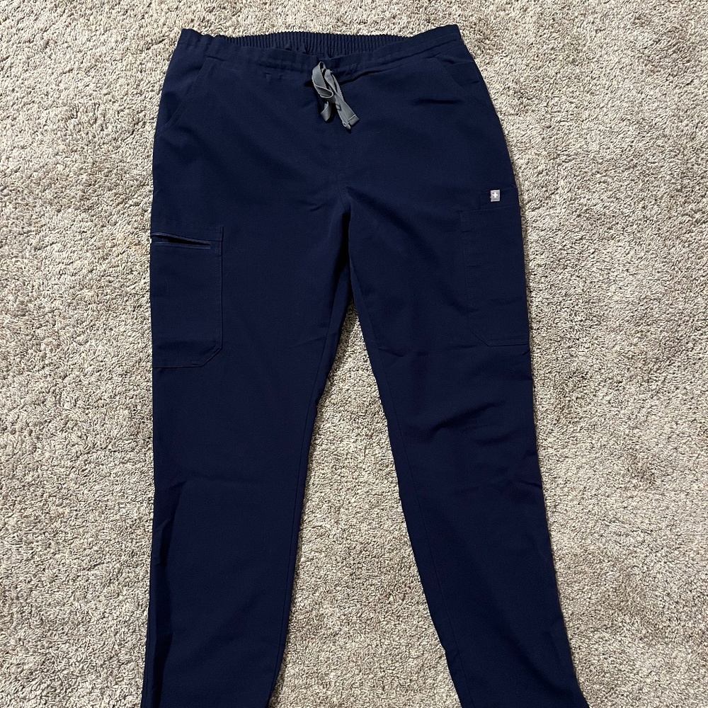 FIGS Women's Yola Skinny Scrub Pants - Navy / M
